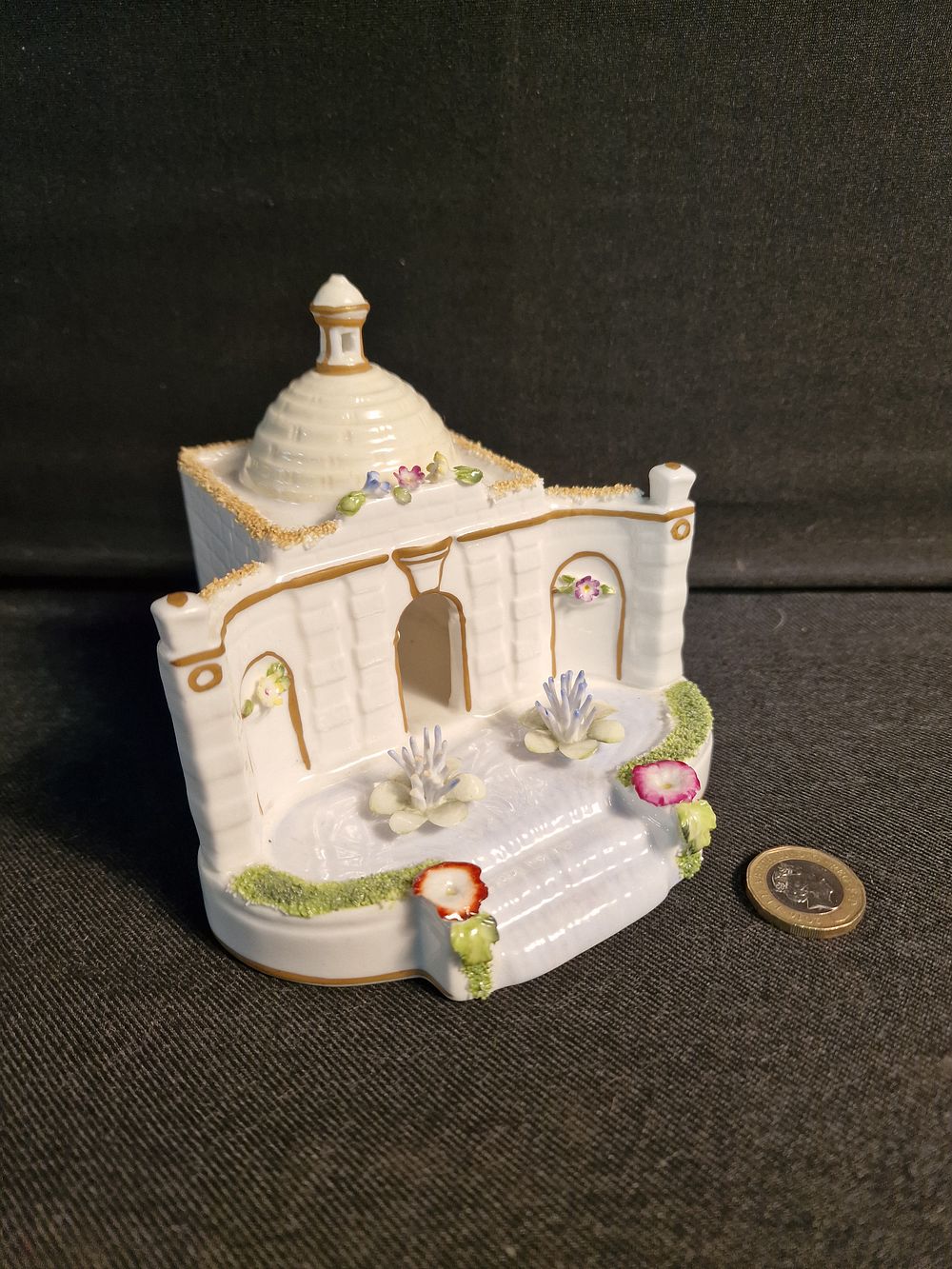 Lot 318: Coalport The Cascade House at Chatsworth in Fantasy