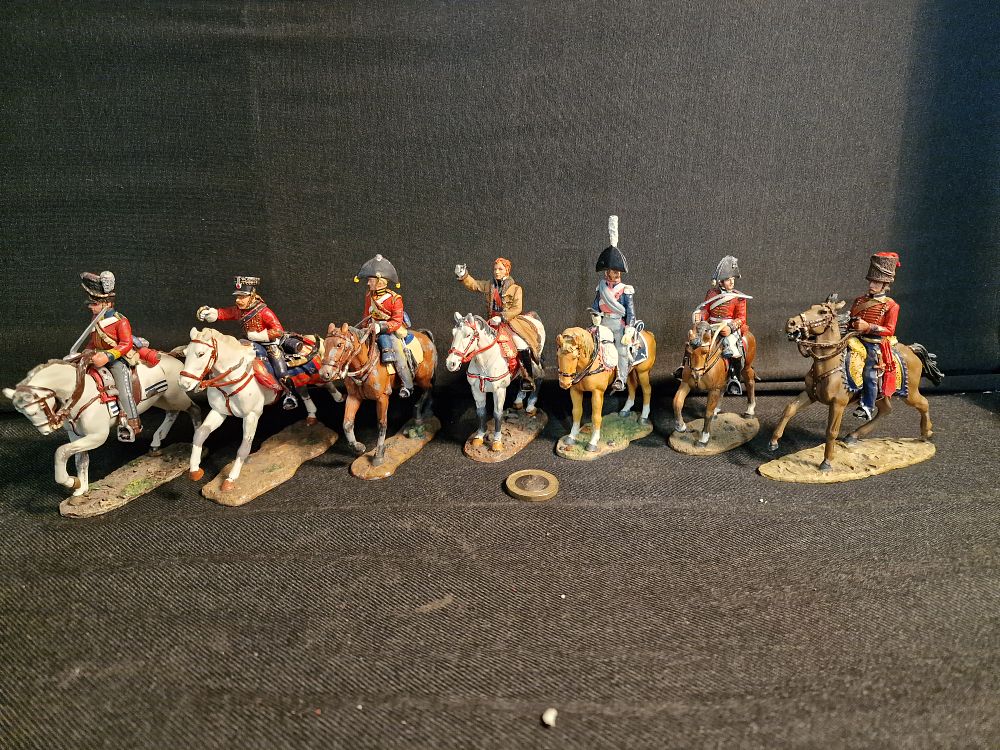 Lot 324: Selection of Del Prado 1:32 Metal Toy Soldiers Play Worn