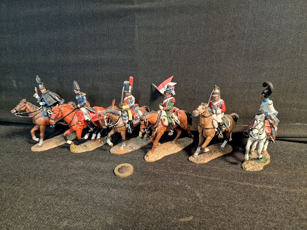 Lot 326: Selection of Del Prado 1:32 Metal Toy Soldiers Play Worn
