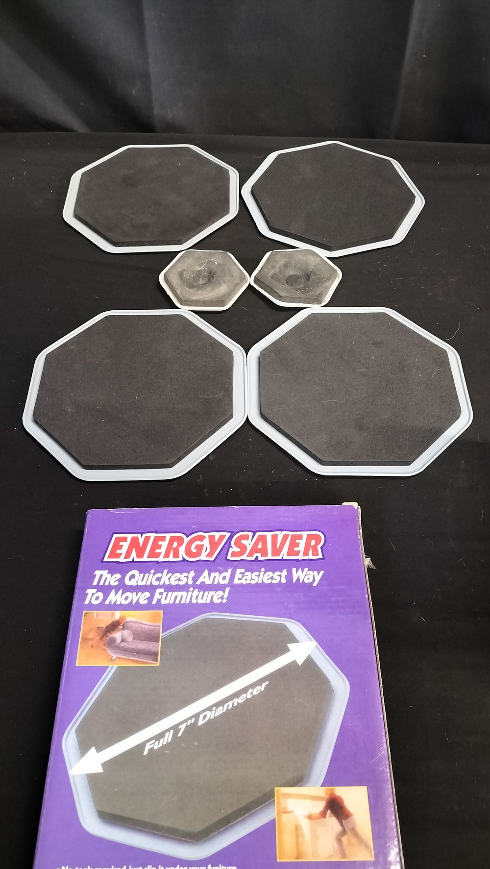 Lot 670: 6 x Energy saver furniture sliders 