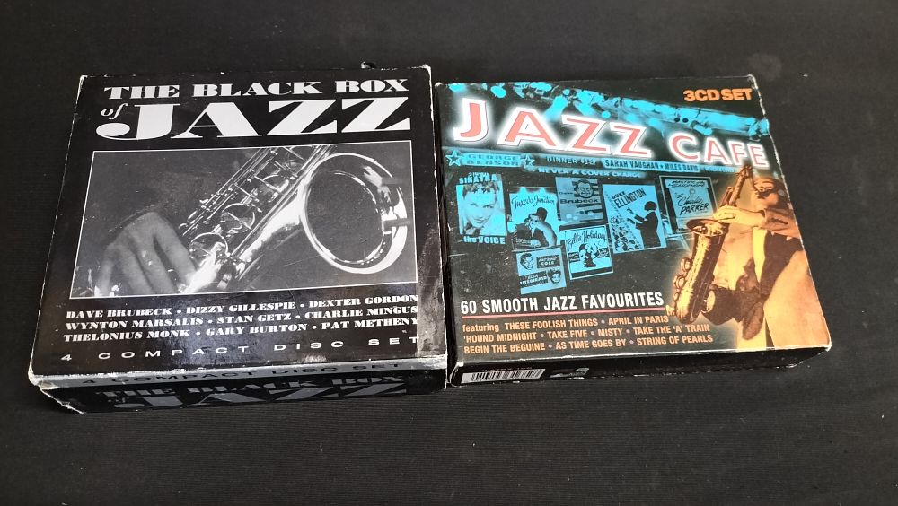 Lot 706: Two box sets of jazz CDs 