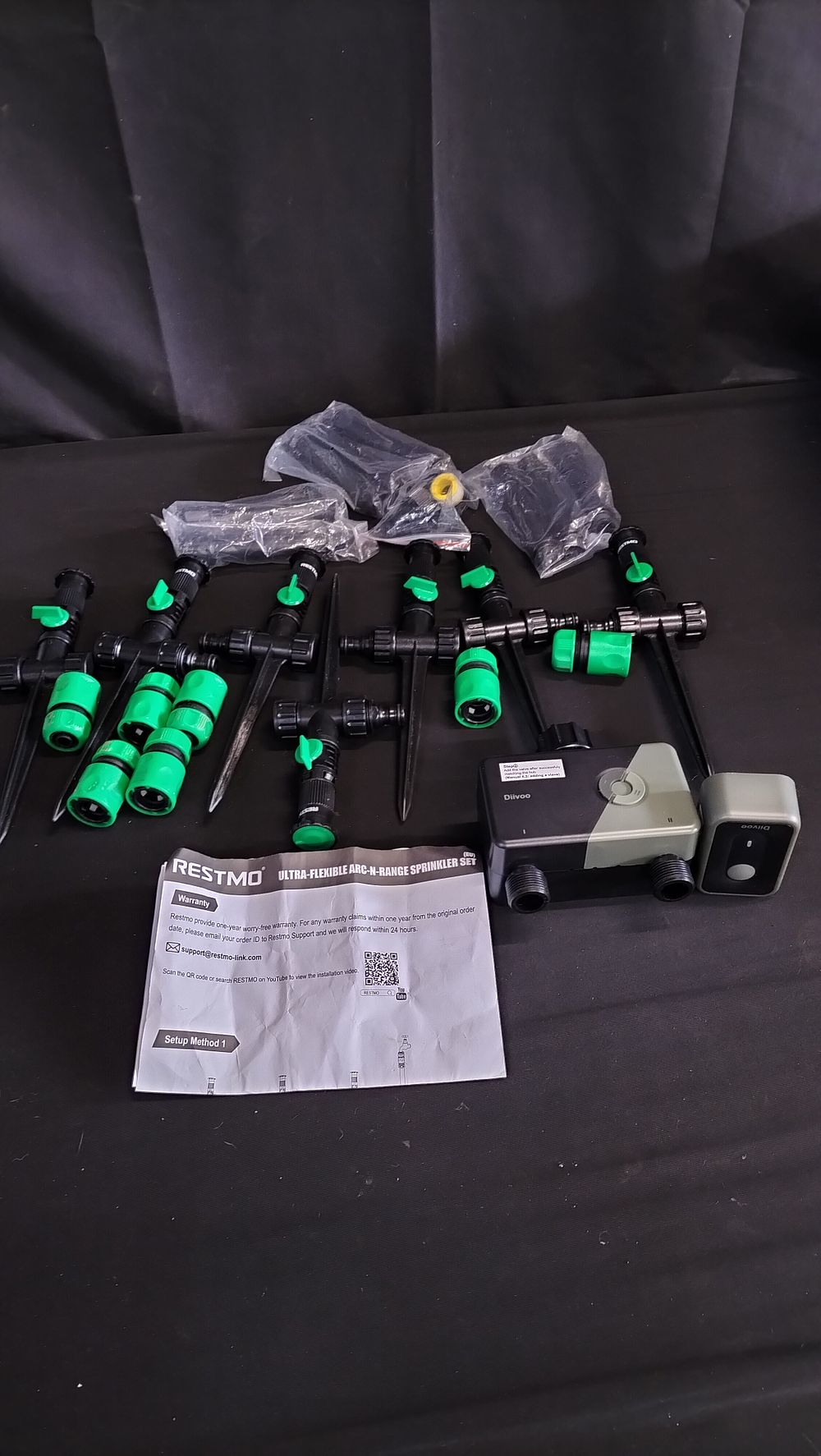 Lot 710: Restmo Ultra flexible Arc-N-Range sprinkler set 