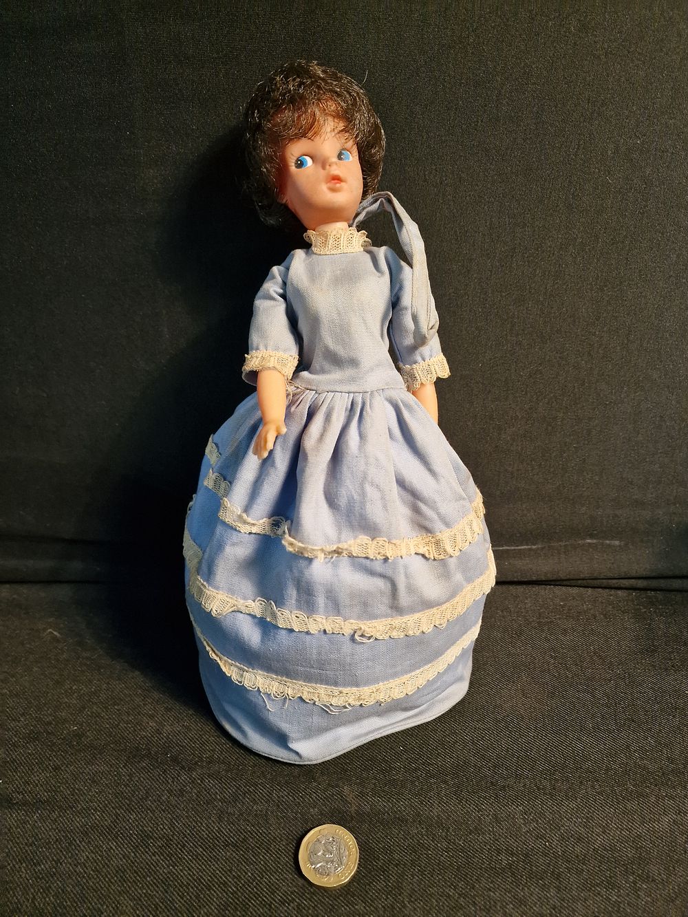 Lot 379: Vintage Hankerchief Holder Doll