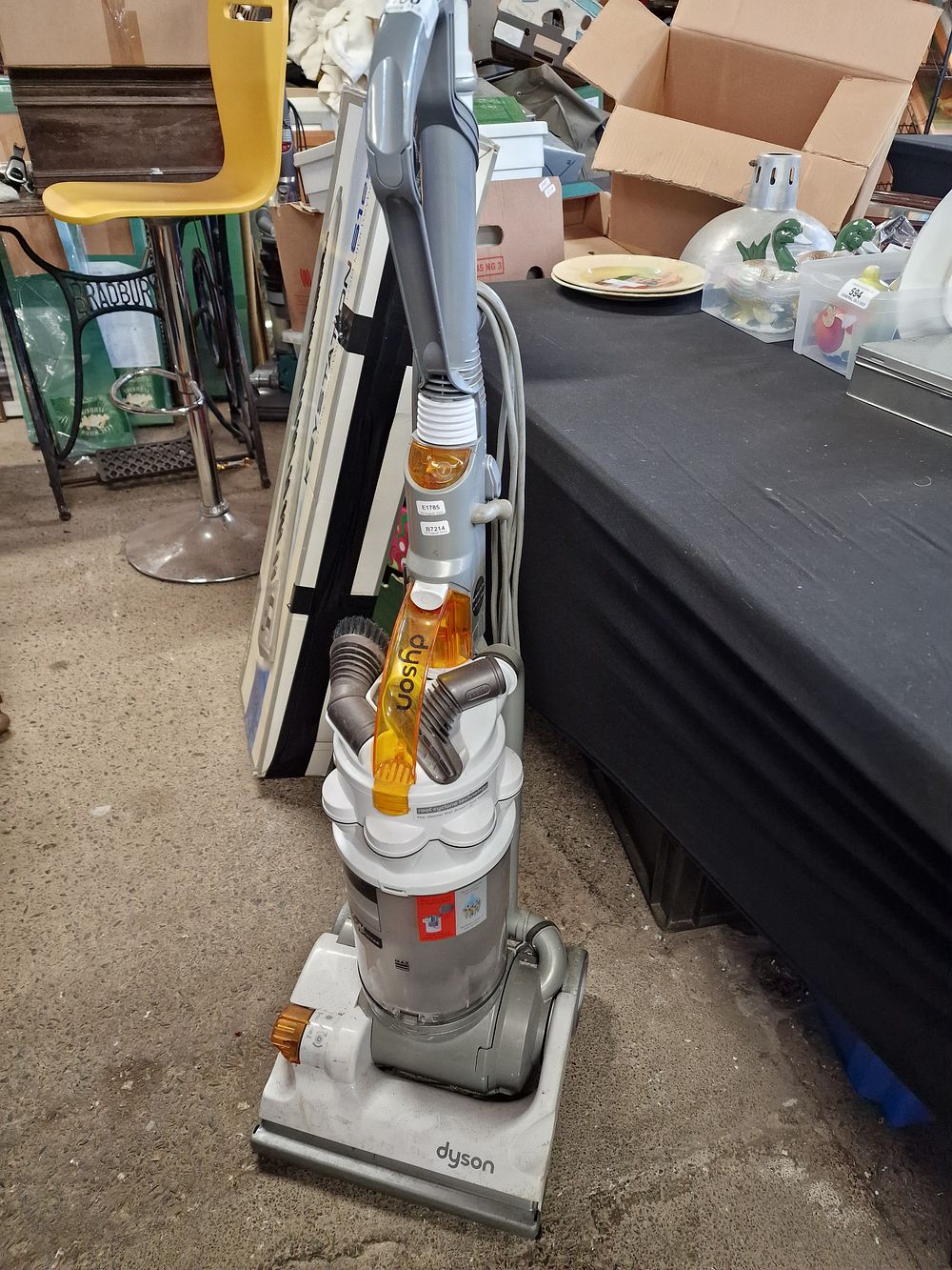Lot 400: Dyson DC14 All Floors Upright Vacuum Cleaner with Accessories and Tested for Power