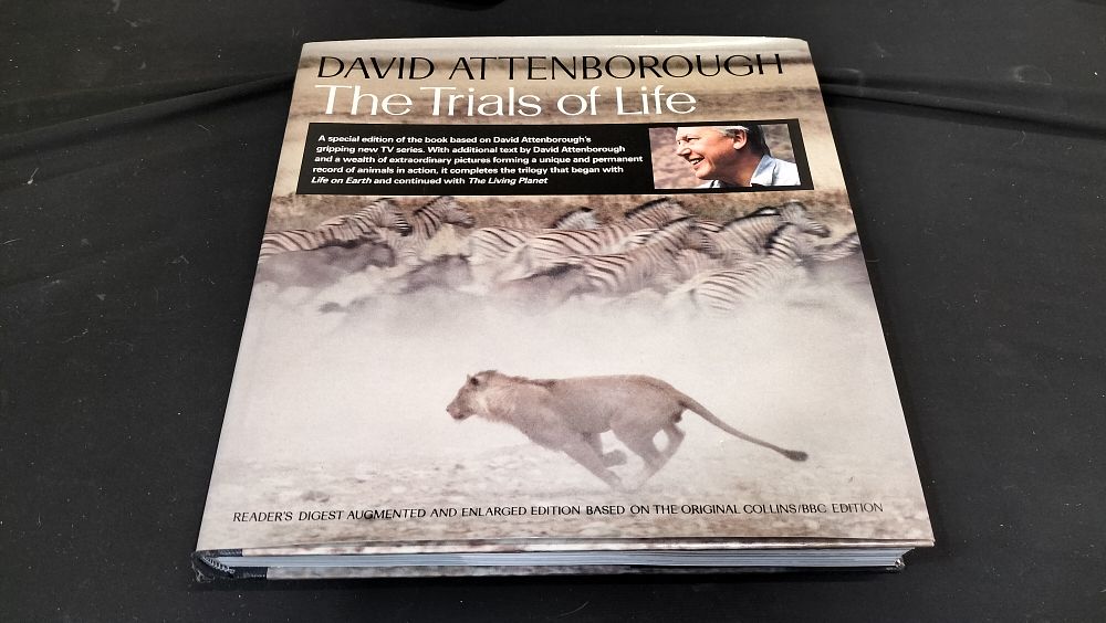Lot 749: David Attenborough The Trials of life book 