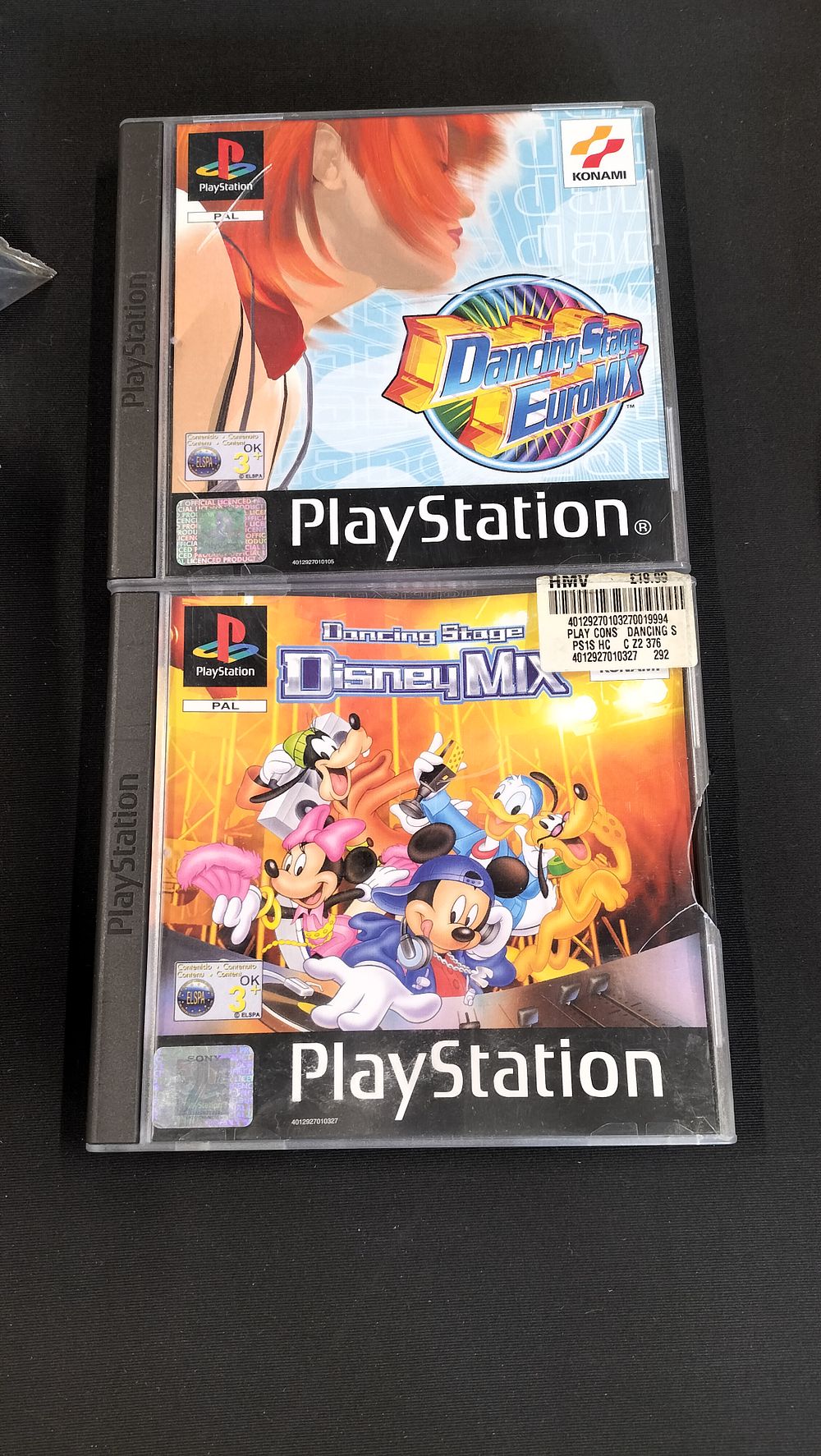 Lot 651: Two playstation games. Dancing stage Euro mix and...