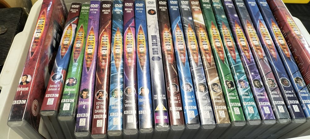 Lot 662: 20 Dr Who series dvds 
