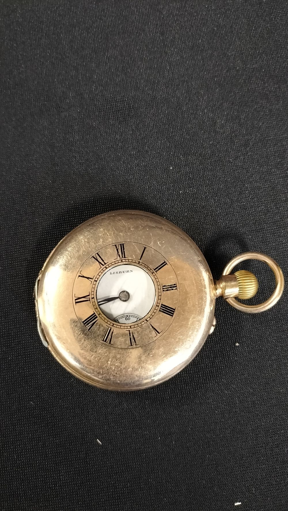 Lot 727: H.Kenmuir. Lisburn 14 CT gold plated full hunter...