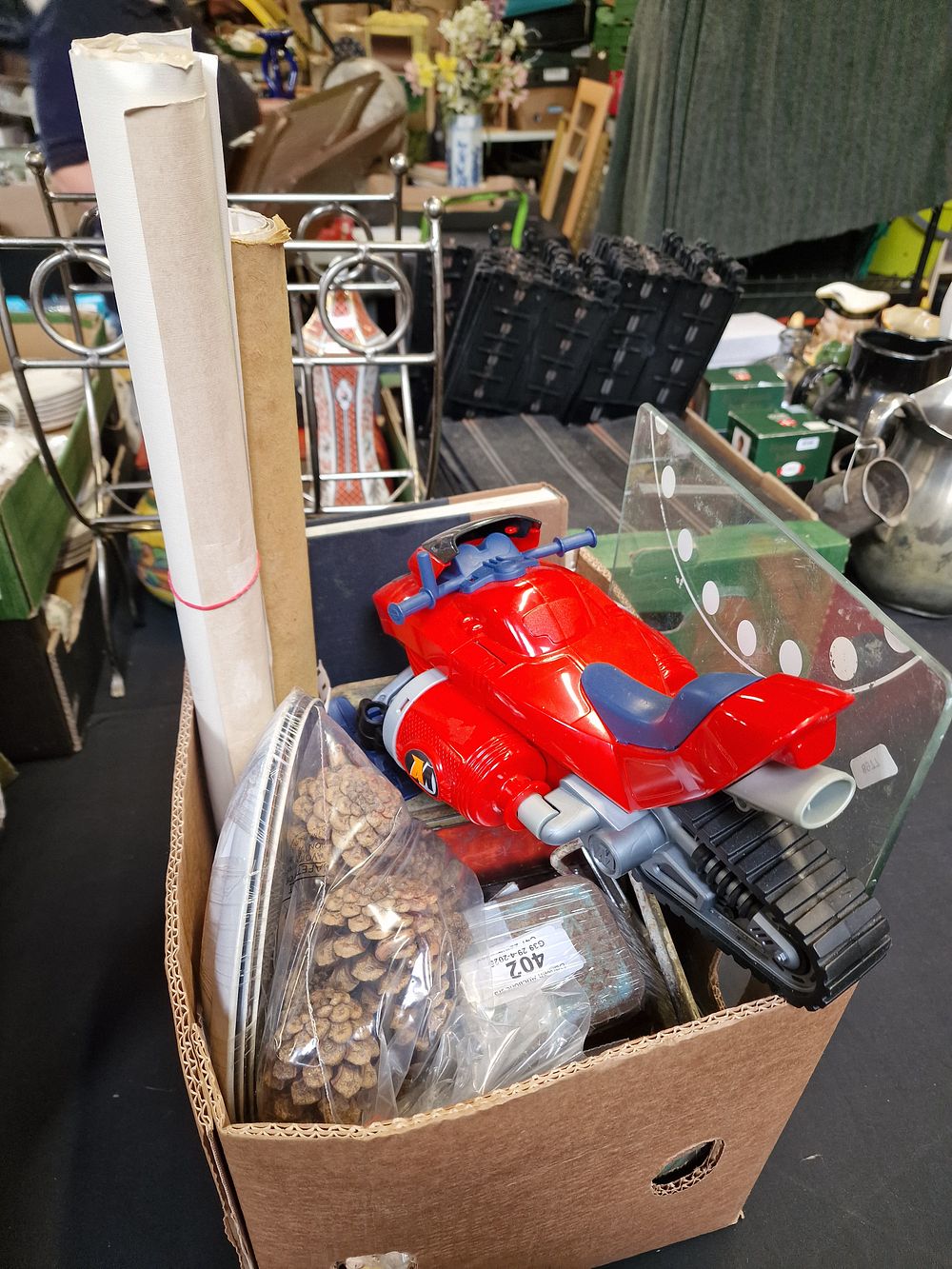 Lot 620: Box Containing Unsold Items From Previous Auctions COLLECTION ONLY