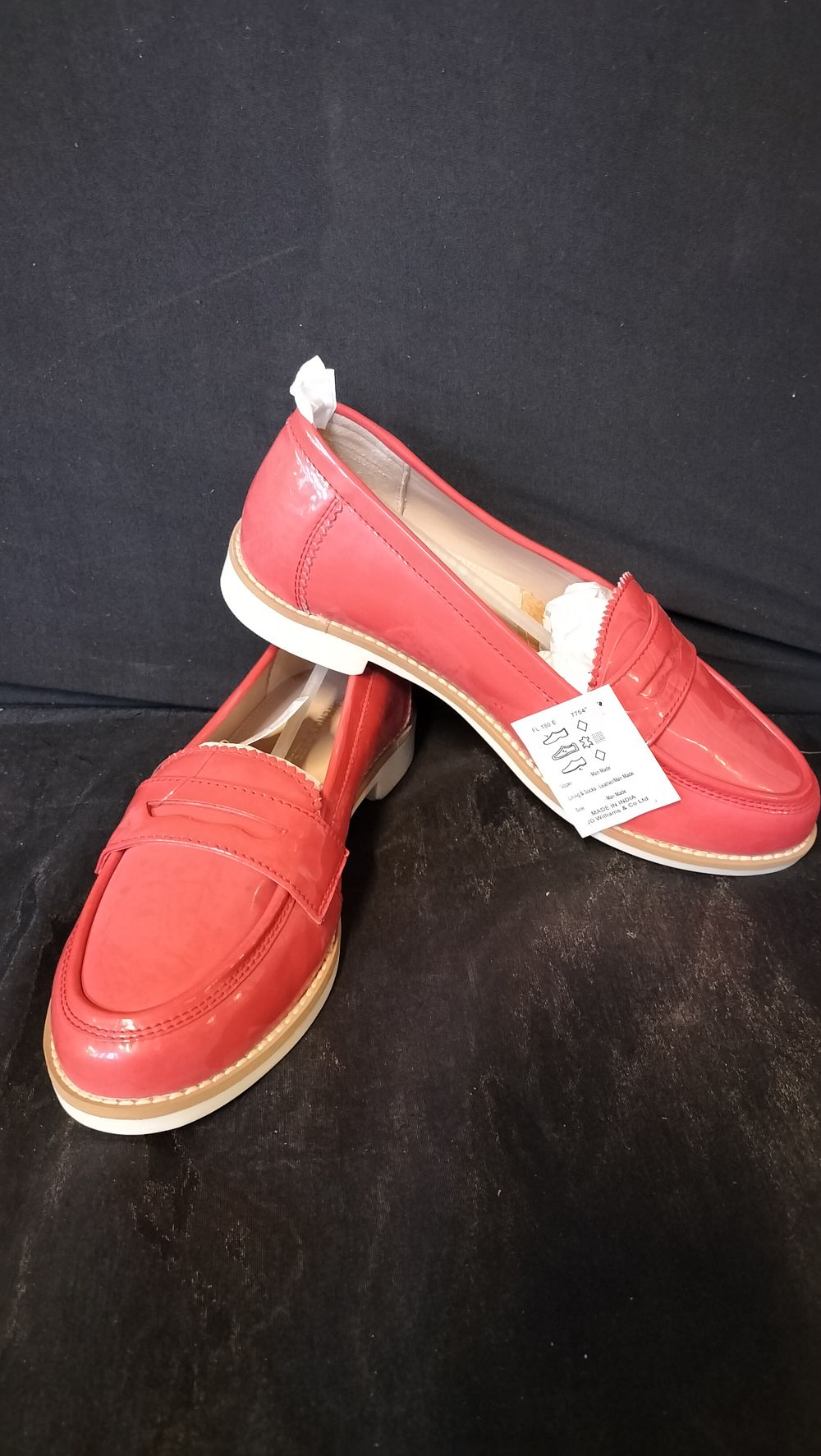 Lot 630: Brand new JD Williams Heavenly soles coral slip...