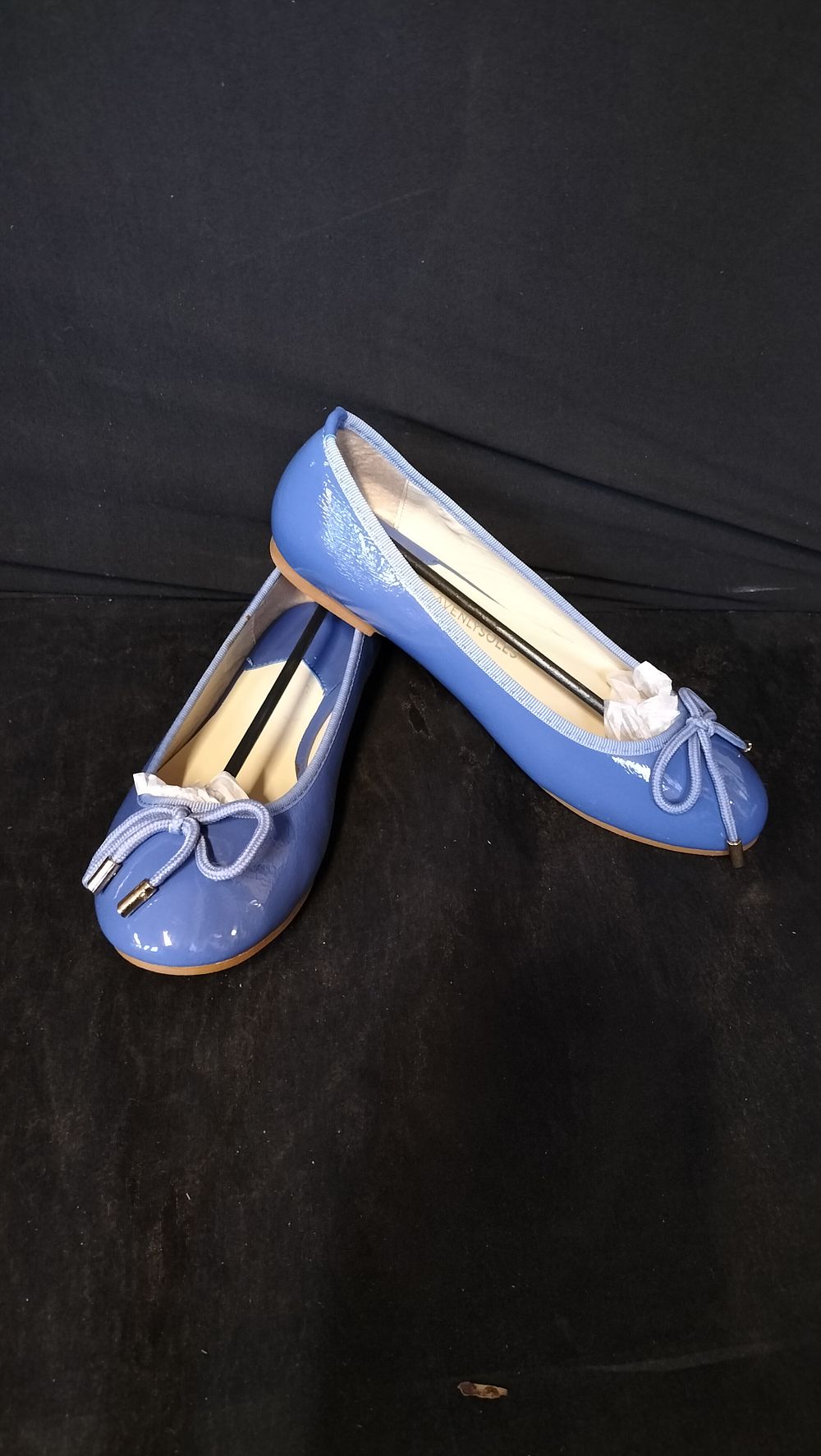 Lot 631: Brand new. JD Williams Heavenly soles blue Patent...