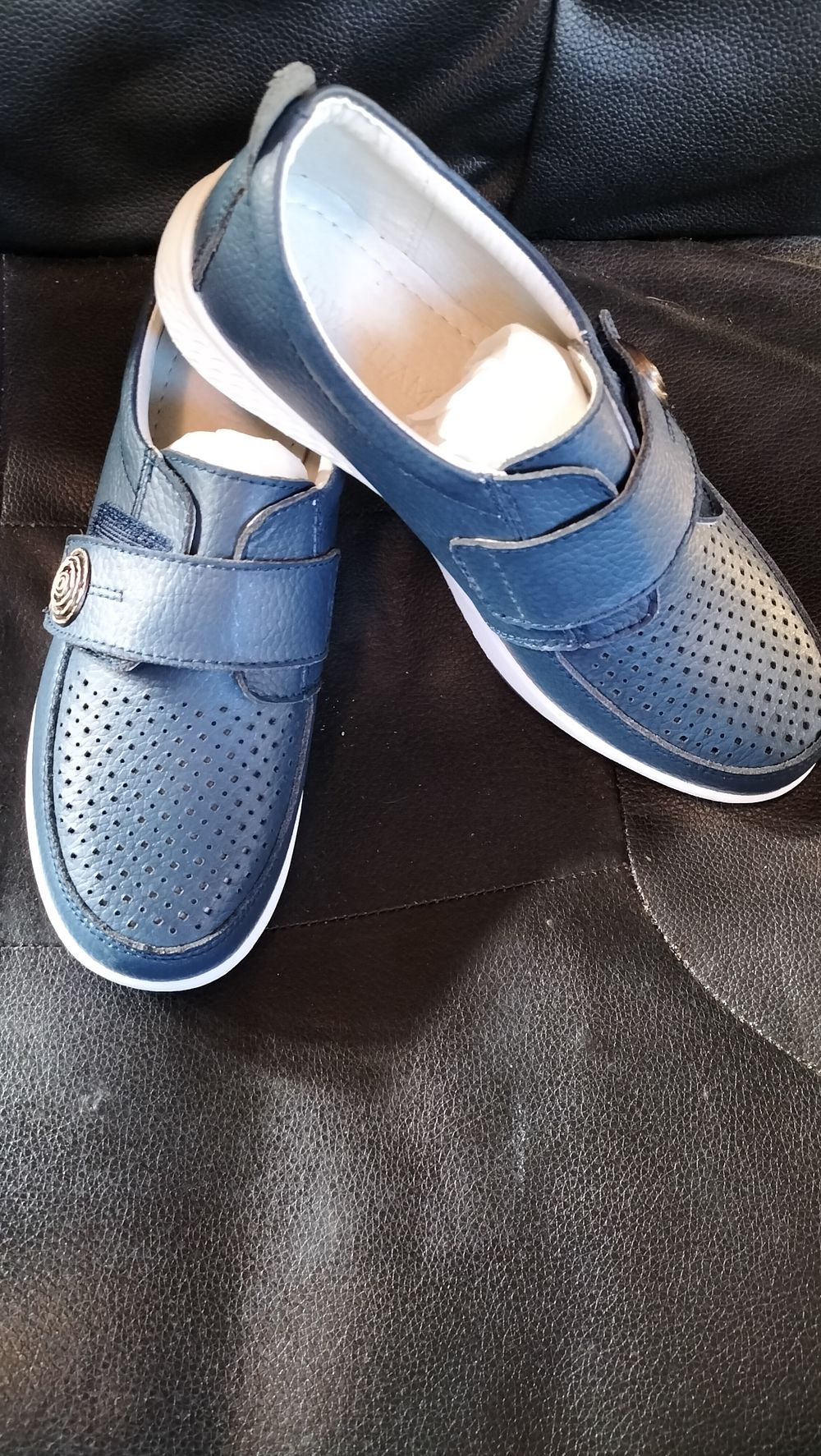 Lot 638: Brand new and boxed JD Williams blue velcro...