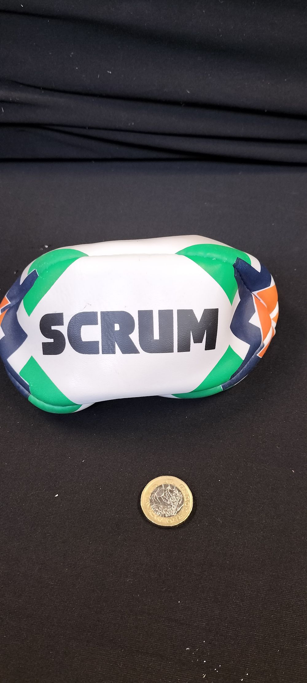 Lot 643: Mini Scrum rugby balls 