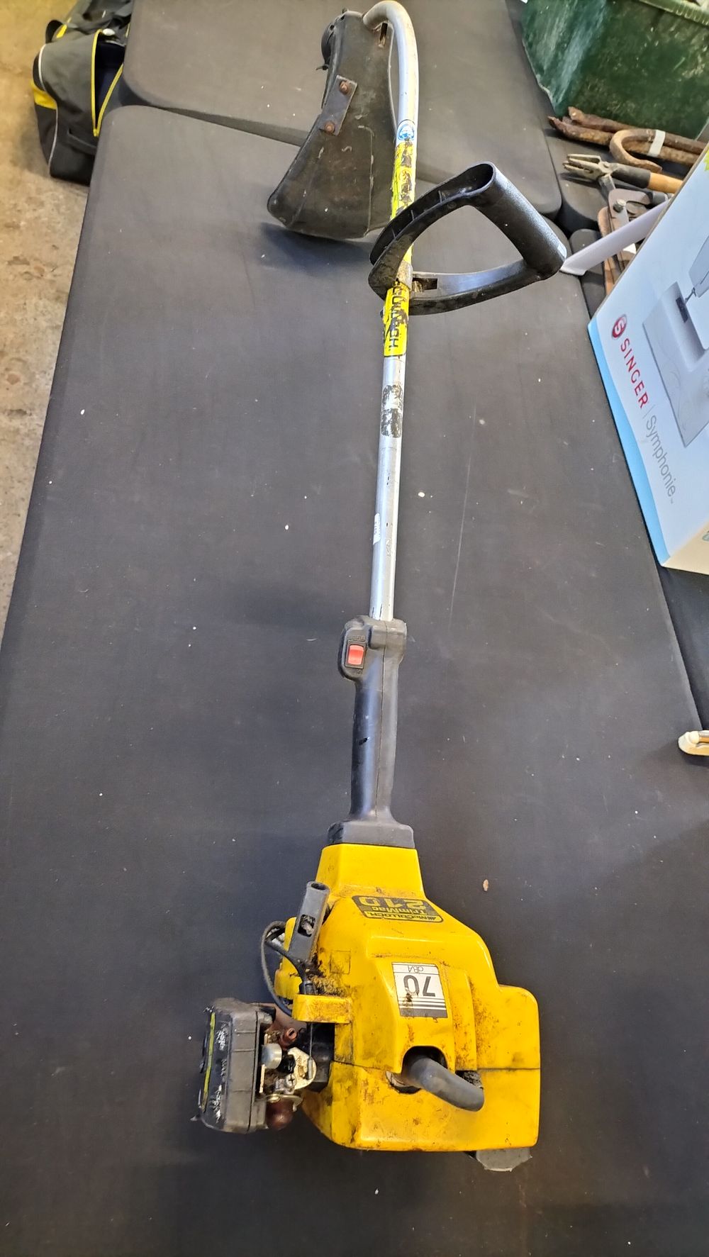 Lot 667: McCulloch petrol Trim Mac 210 Garden Strimmer.. COLLECTION...