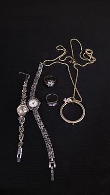 Selection of Various Costume Jewellery including cocktail watches