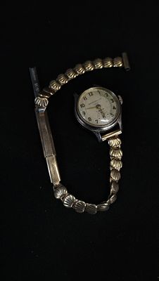 Ingersoll Rolled Gold Ladies Cocktail Watch. A/F. Requires Strap Bar