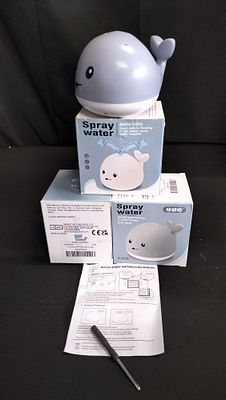Three Brand New Battery Operated Spray Water Toys