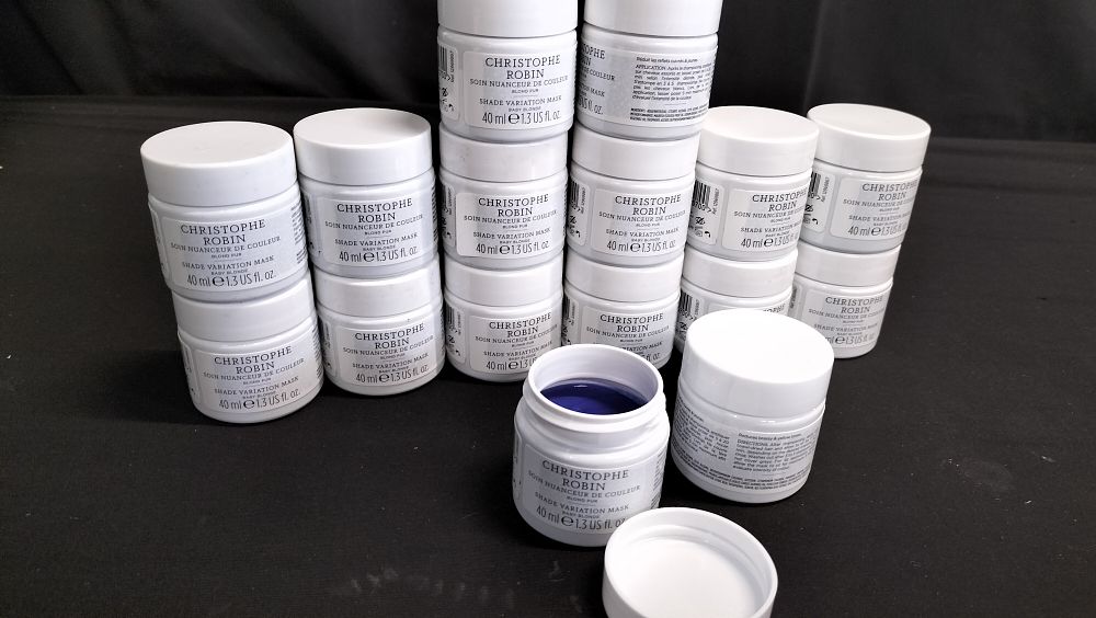 Lot 166: 16 x 40ml Tubs of Christophe Robin. Shade...