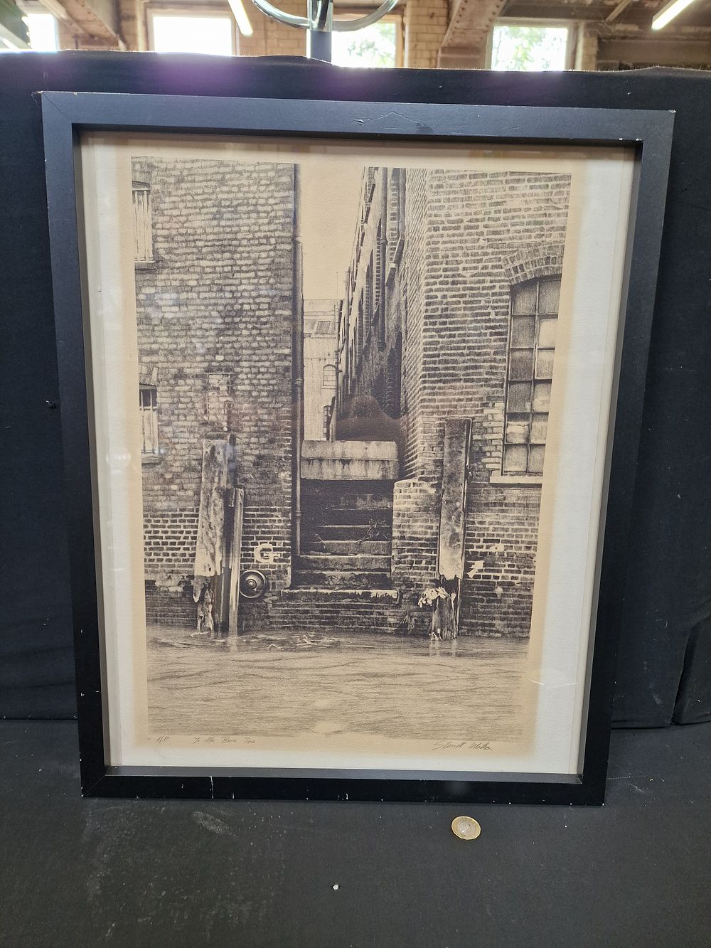 Lot 209: Framed Print To The Box Tree Signed by Artist Stuart Walton Approx 55x44cm