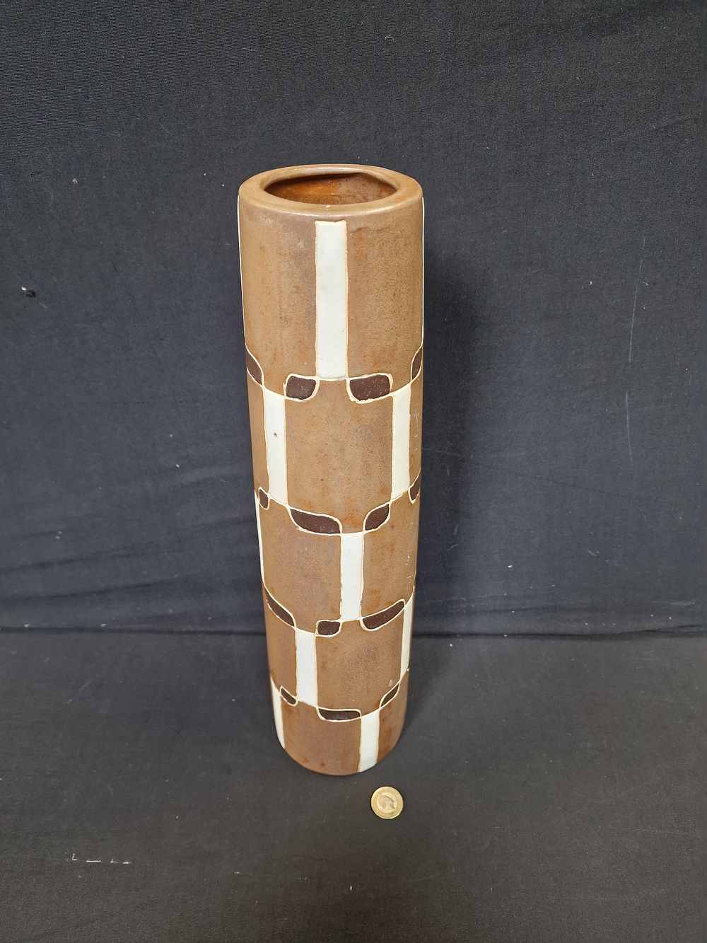 Lot 289: Tall Vase Approx 41cm Tall