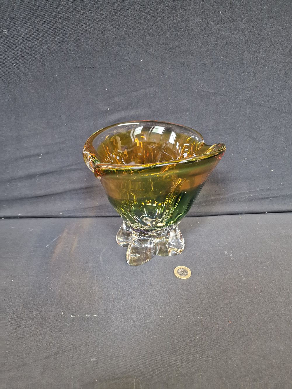 Lot 294: Vintage Czech Josef Hospodka Tulip Vase
