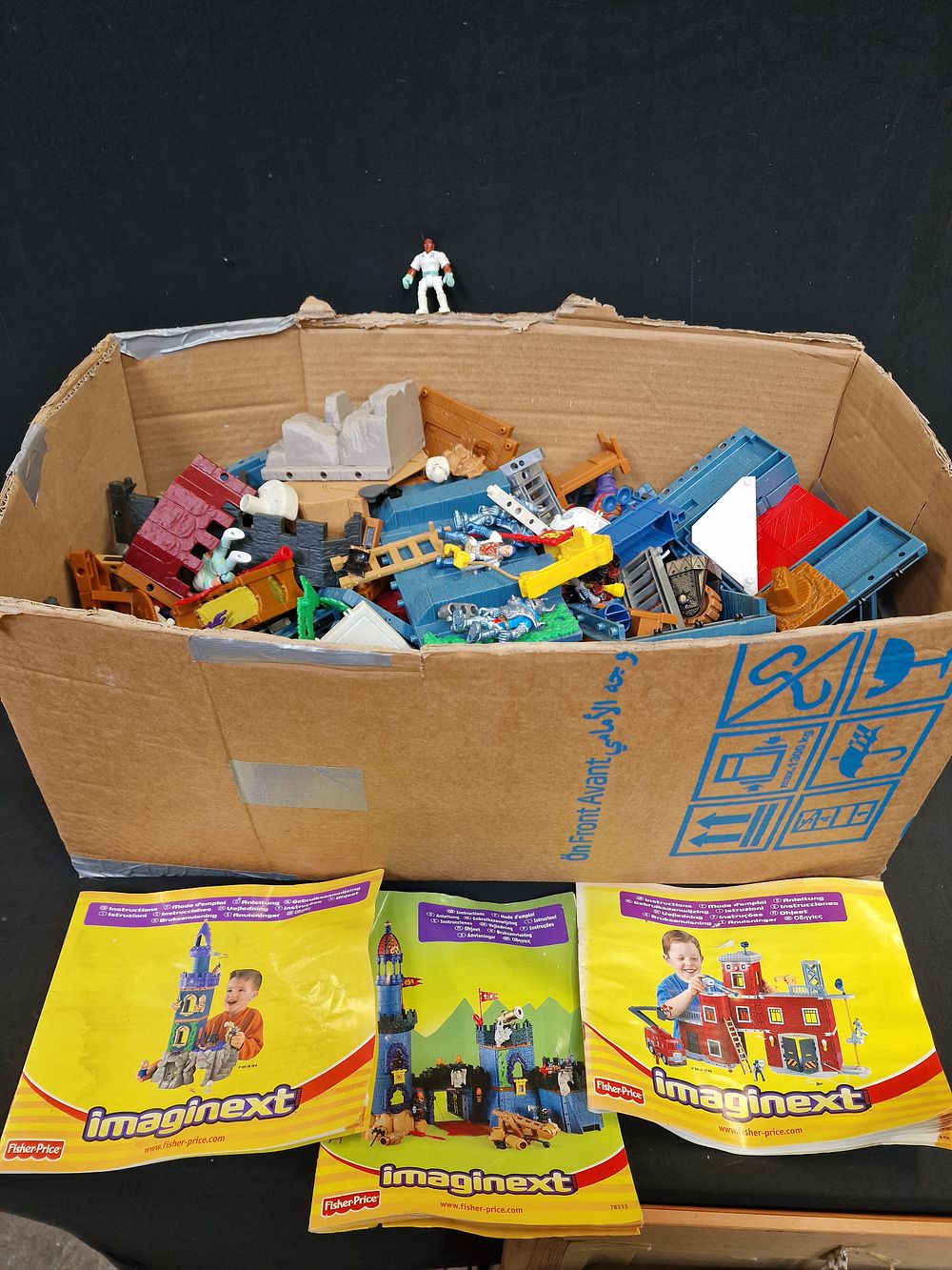 Lot 300: Selection of Fisher Price Imaginext Toy Kits Play Worn