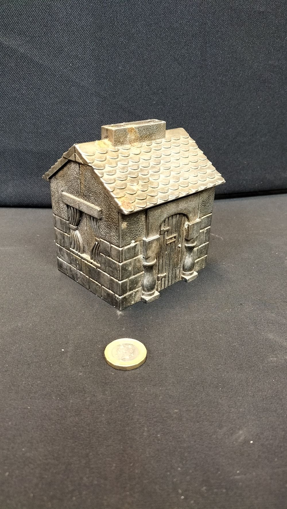 Lot 302: Cast Metal House Money Box 