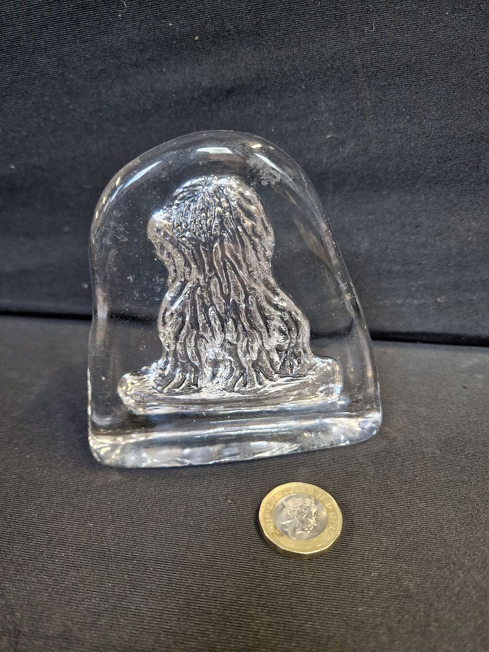 Lot 325: Glass Sheepdog Ornament