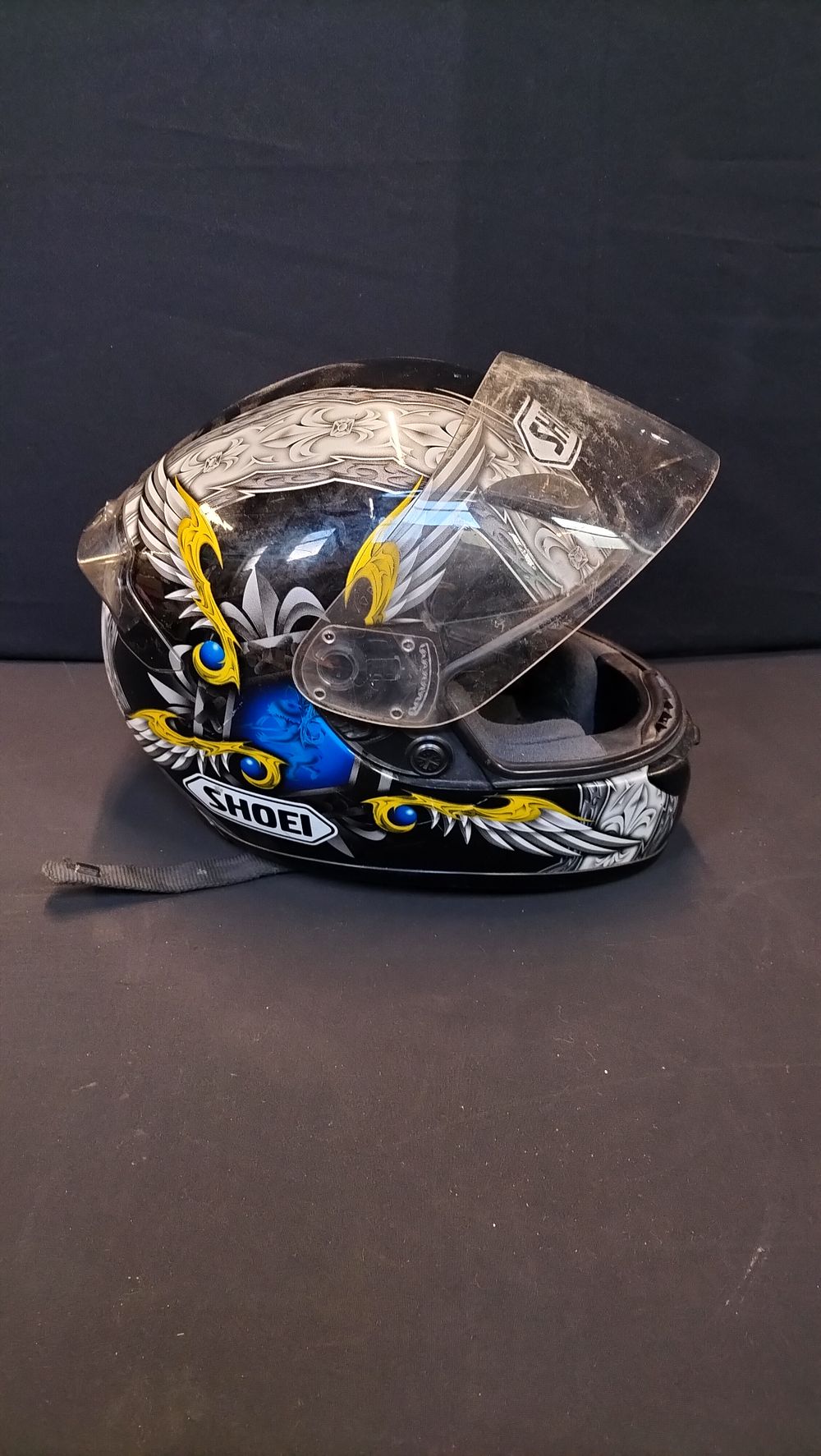 Lot 309: Shoei motorbike Helmet.  