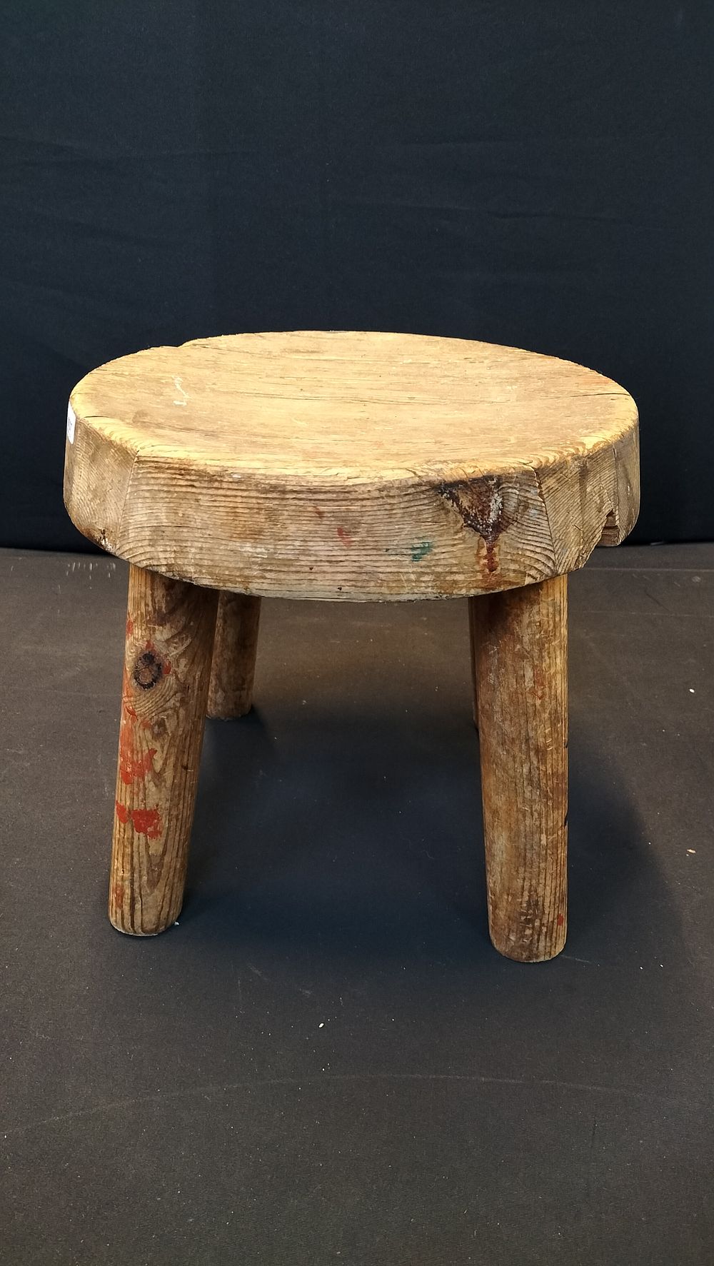 Lot 353: Vintage Wooden Artist Stool 