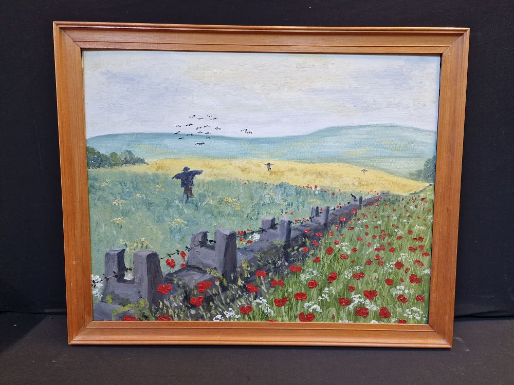 Lot 337: Original Framed Oil Painting Approx 57x46cm
