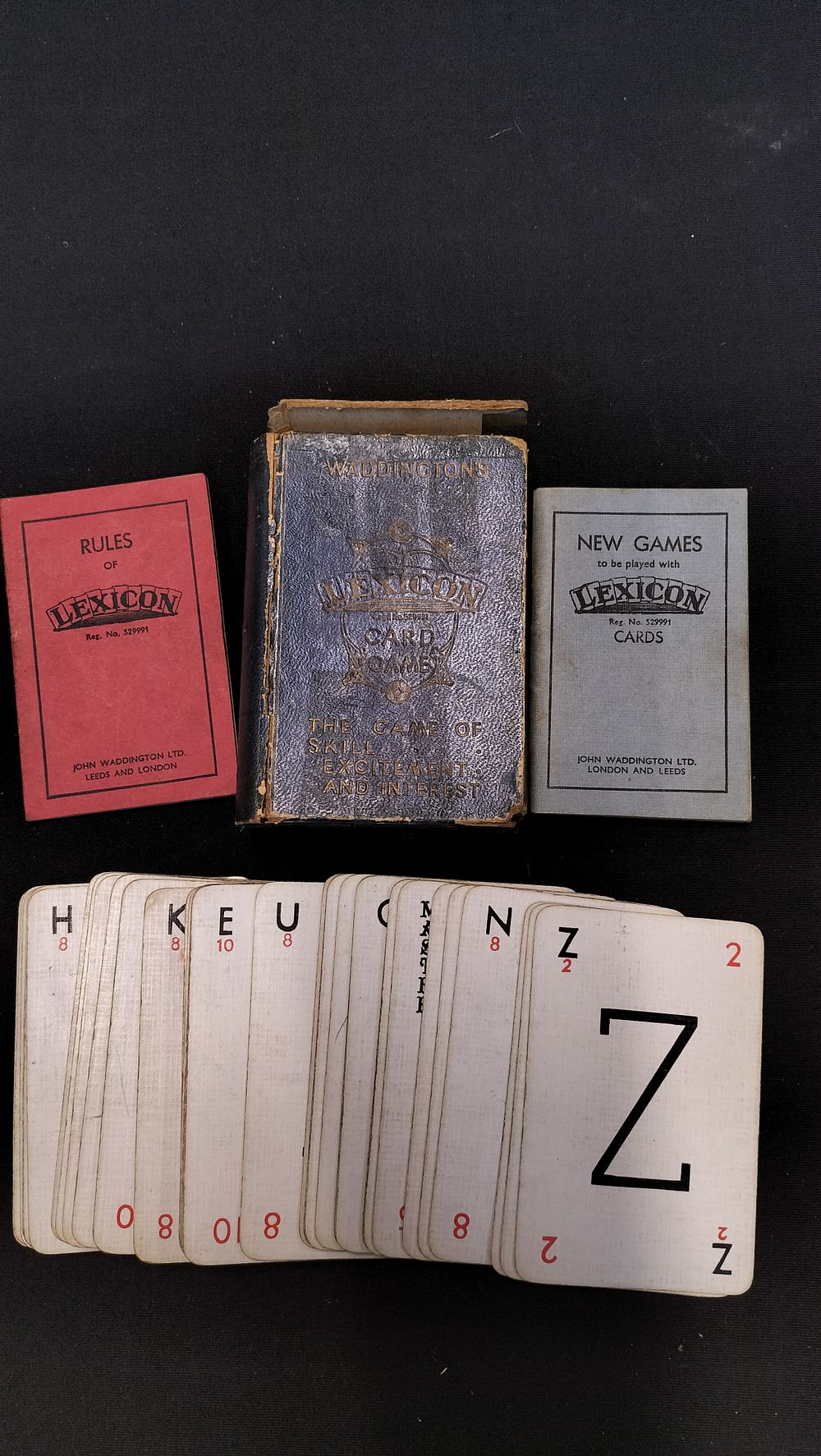 Lot 364: Waddington's Lexicon Card Games with Original Box