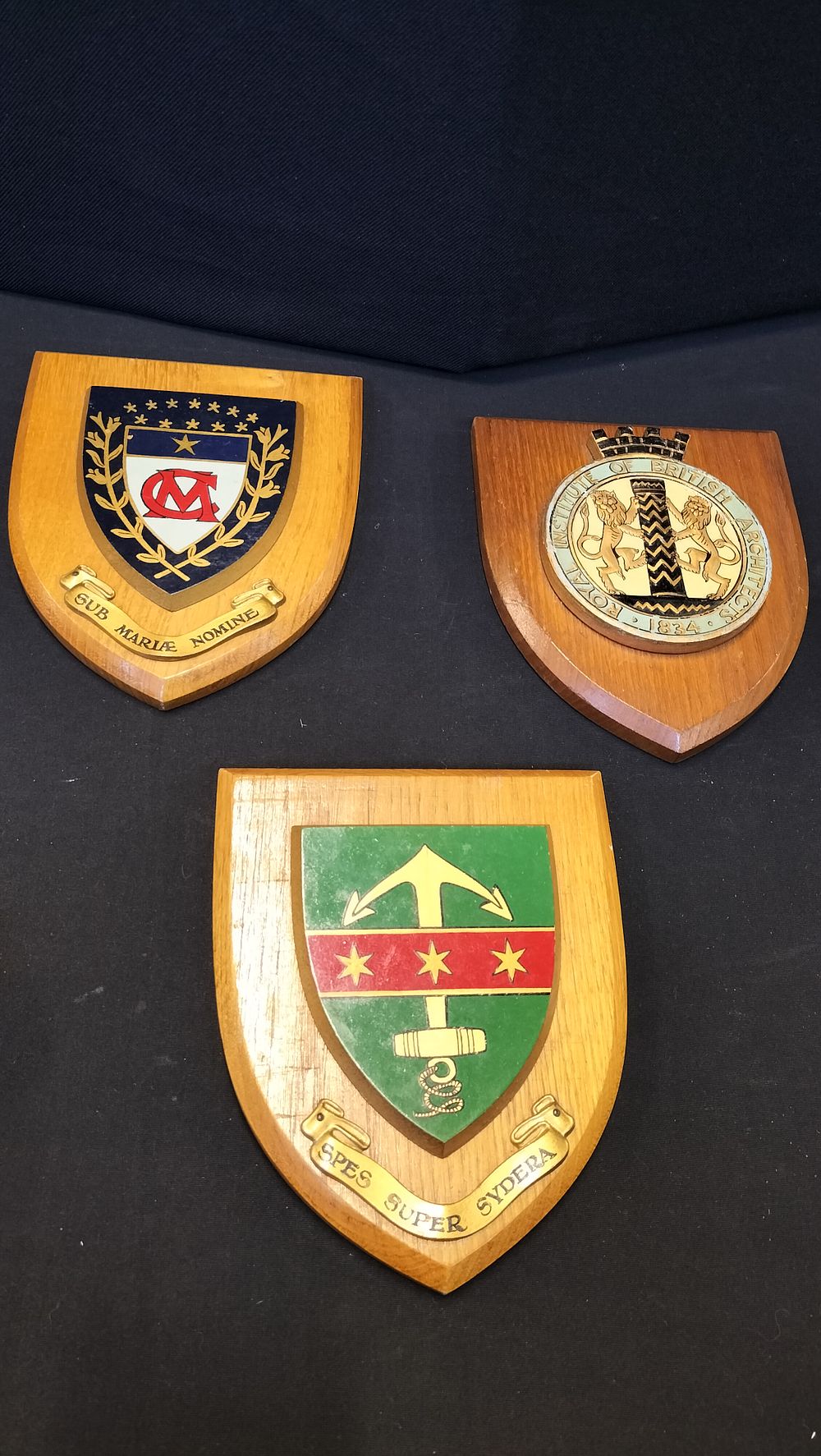 Lot 367: Three Plaques Holy Trinity, Institute of British Architecture,...