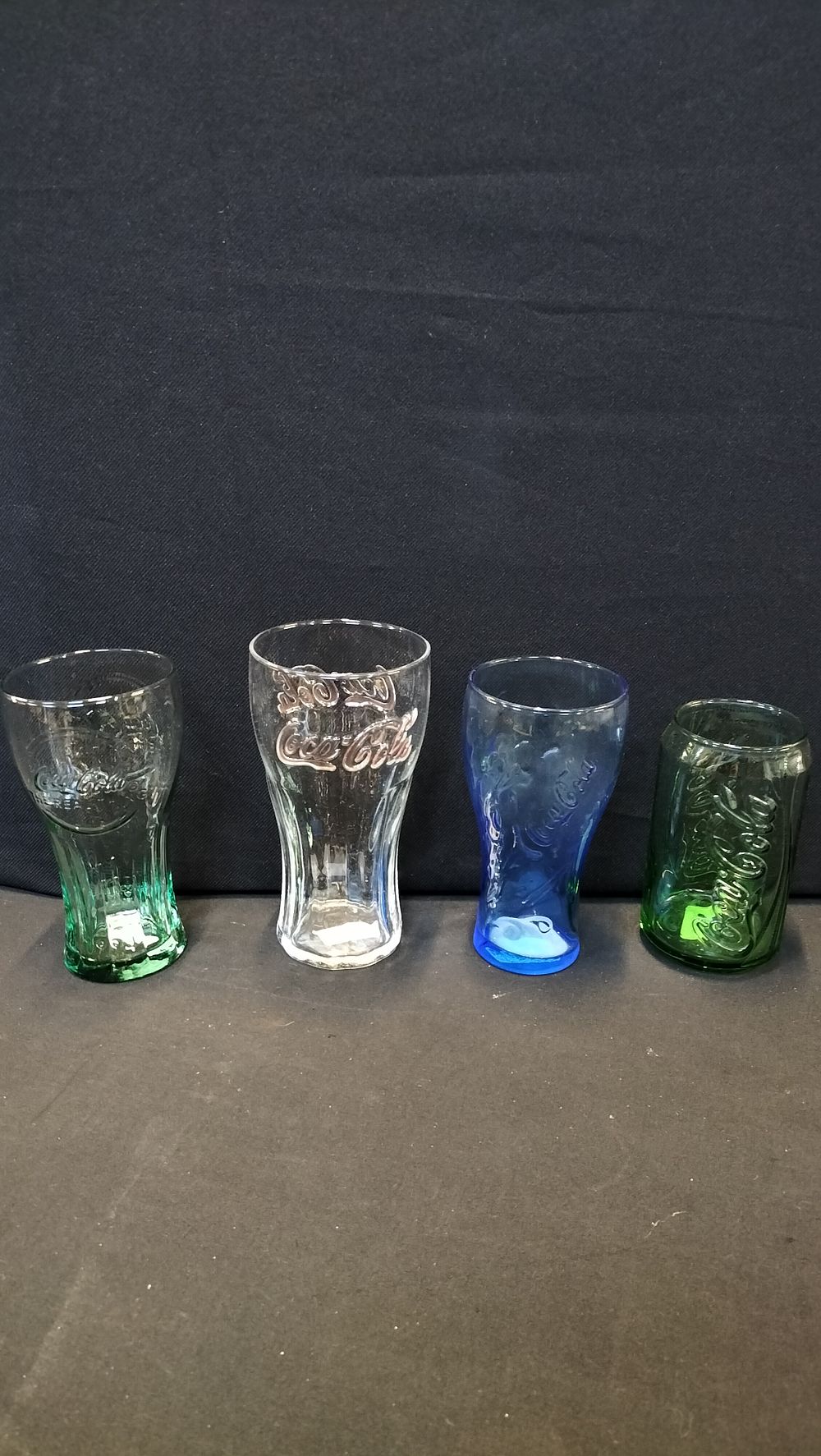 Lot 374: 4 Coca -Cola Glasses 