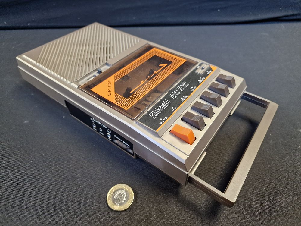 Lot 388: Vintage Amstrad Model CTR6600 Cassette Recorder. Tested for Power. Does not include Power Lead