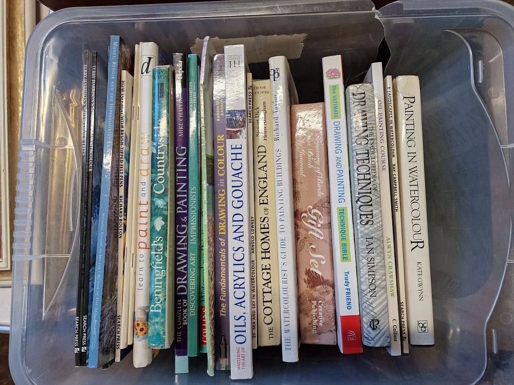 Lot 393: Selection of Drawing and Painting Technique Books COLLECTION ONLY