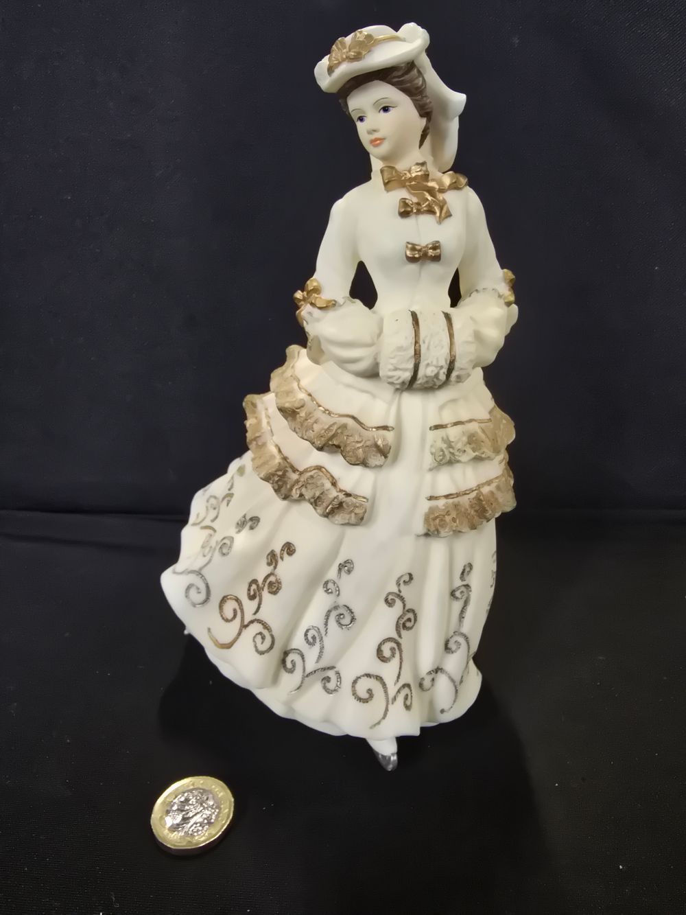 Lot 395: Very heavy 1996 Victorian Skater by Leonardo Collection...