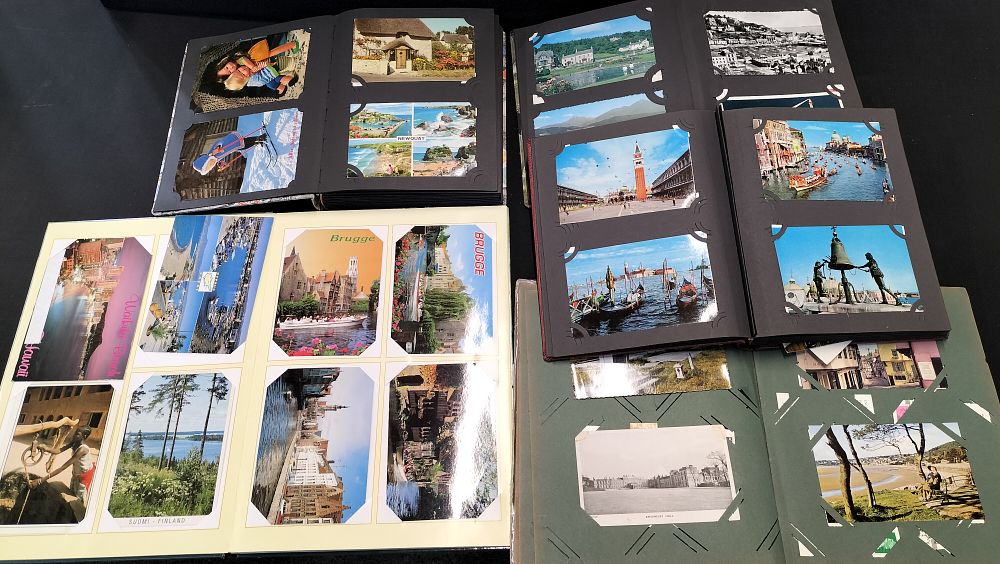 Lot 397: Selection of 5 Postcard Albums Containing Postcards from...