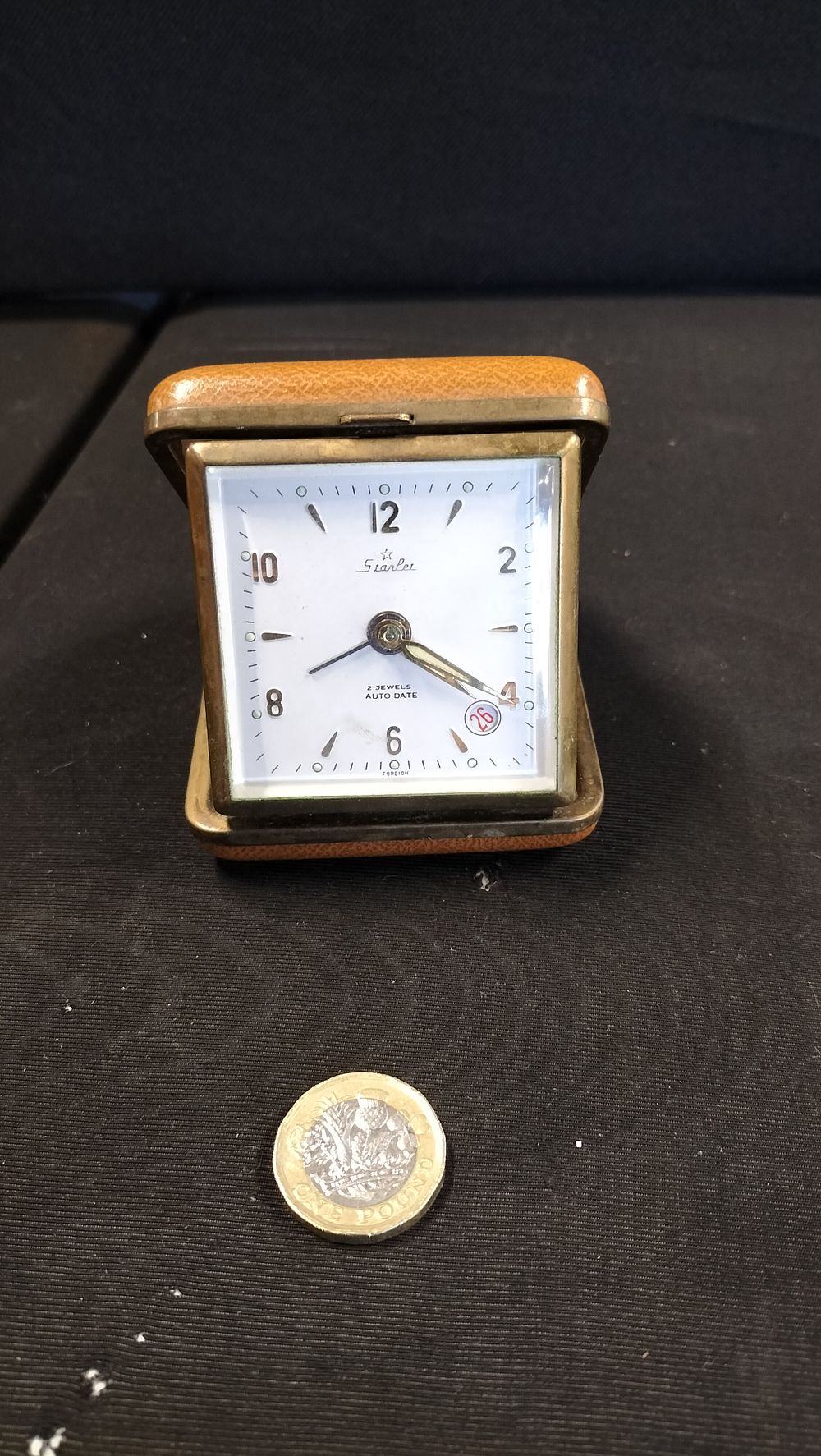 Lot 563: Starlet Portable Alarm Clock in Case 