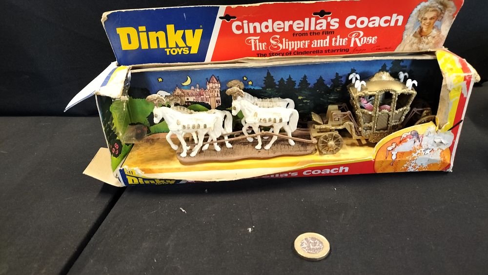 Lot 564: 1979 Dinky Toys, Cinderella Coach A/F