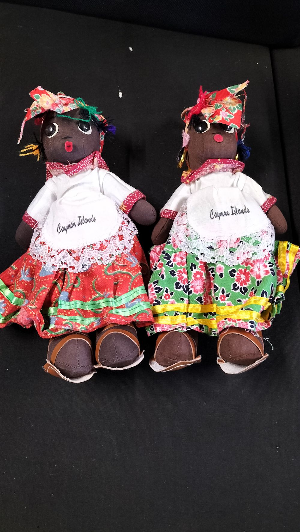 Lot 593: Two Cayman Islands Dolls 