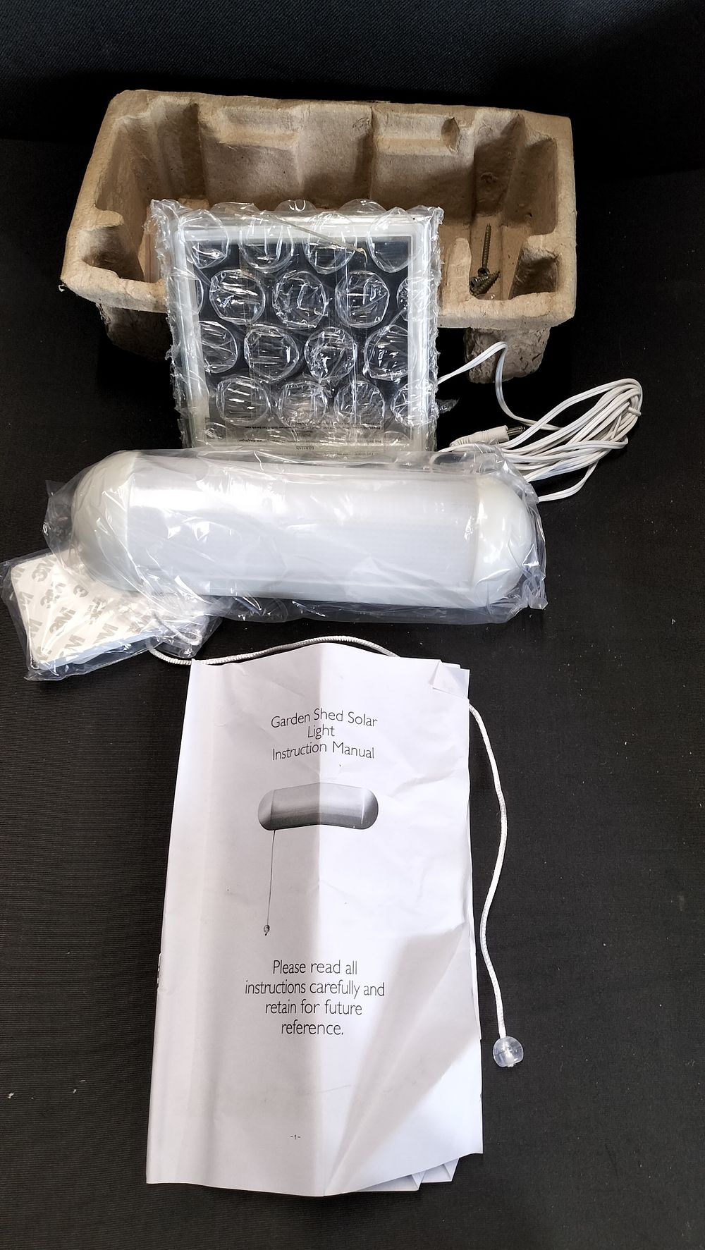 Lot 608: New in Box Green Planet Solar Shed Light 