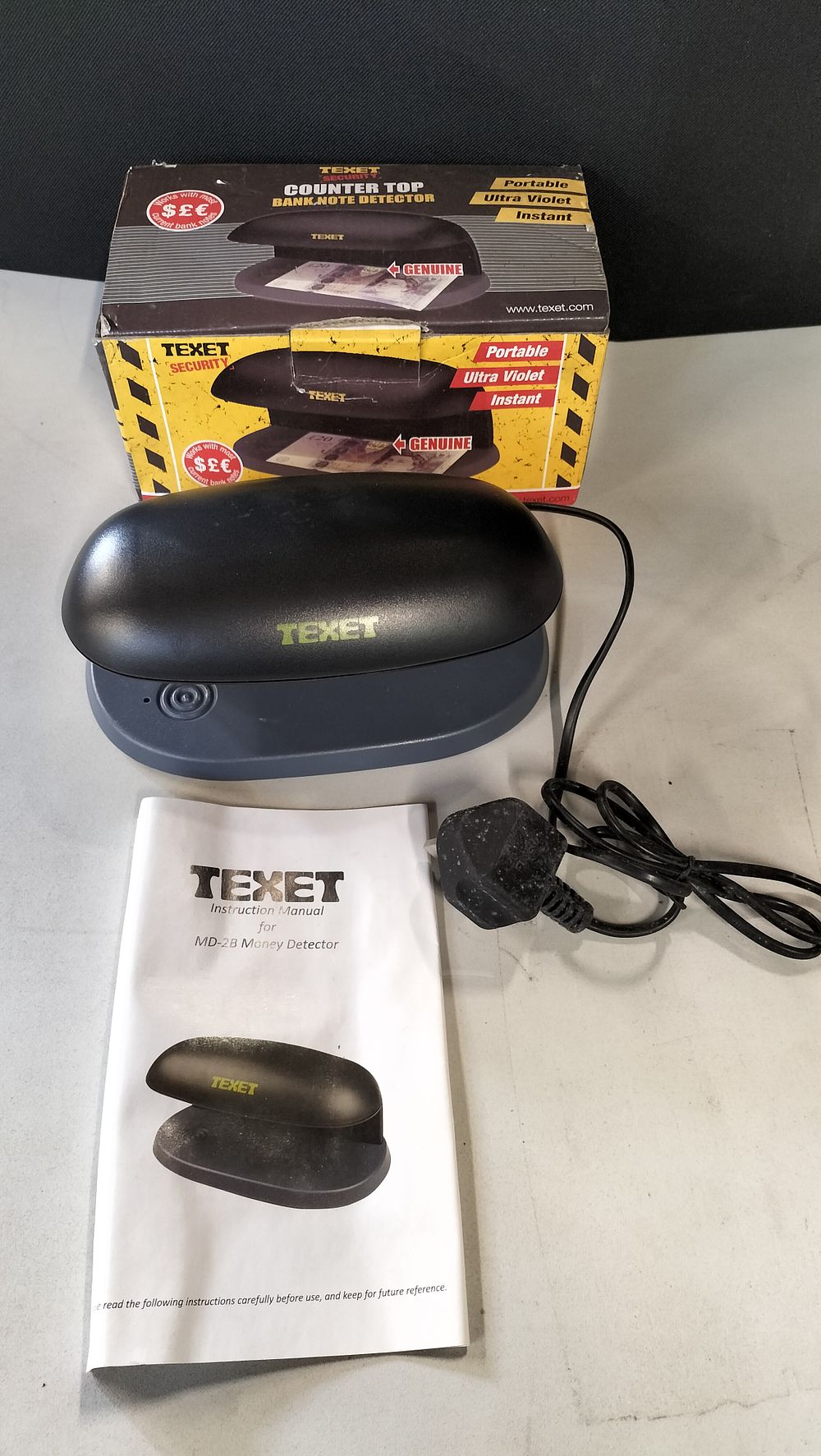 Lot 625: New in Box Text Security Counter Top Bank...