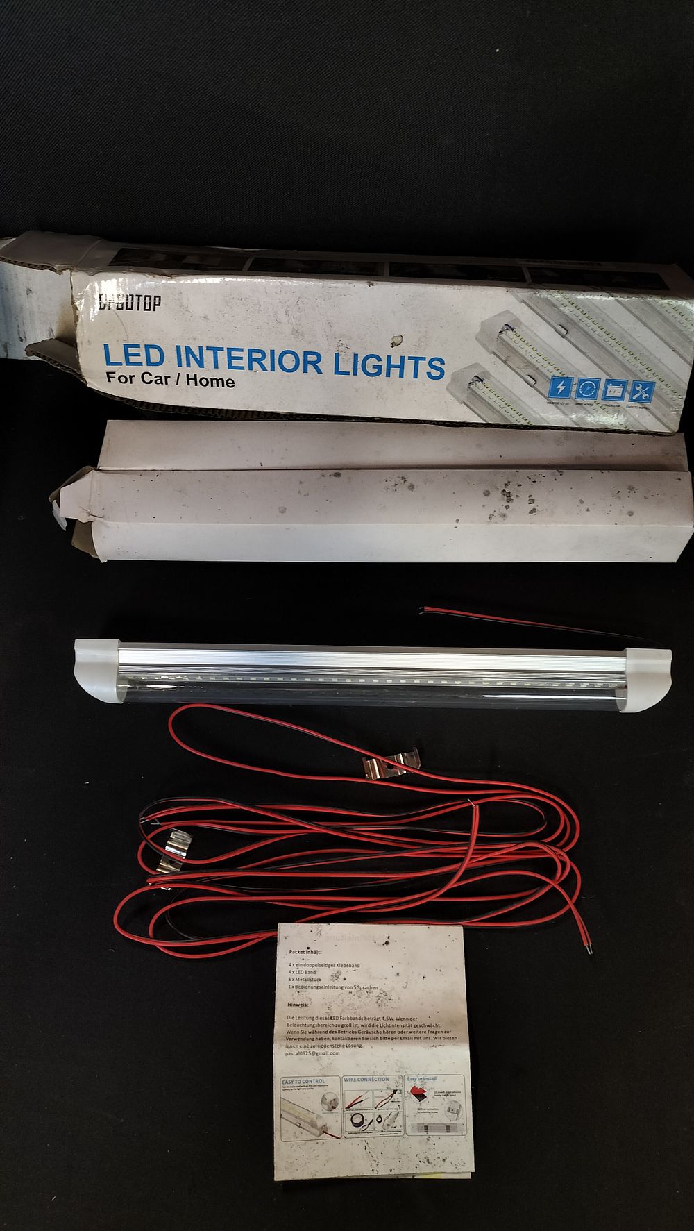 Lot 644: DFGOTOP  New in Box set of 2 Led...