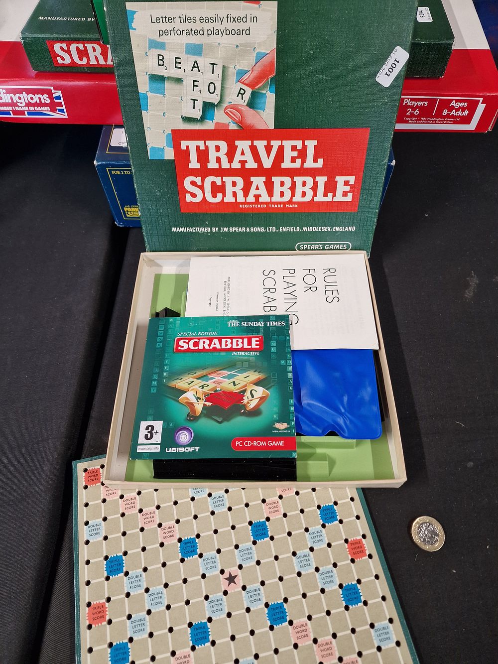 Lot 695: Travel Scrabble