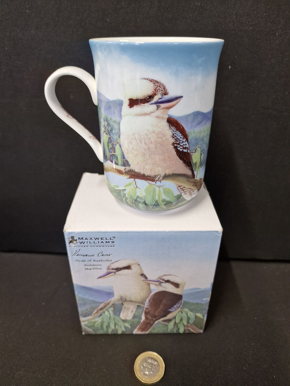 Lot 703: Maxwell & Williams Katherine Castle Birds of Australia Cup in Box