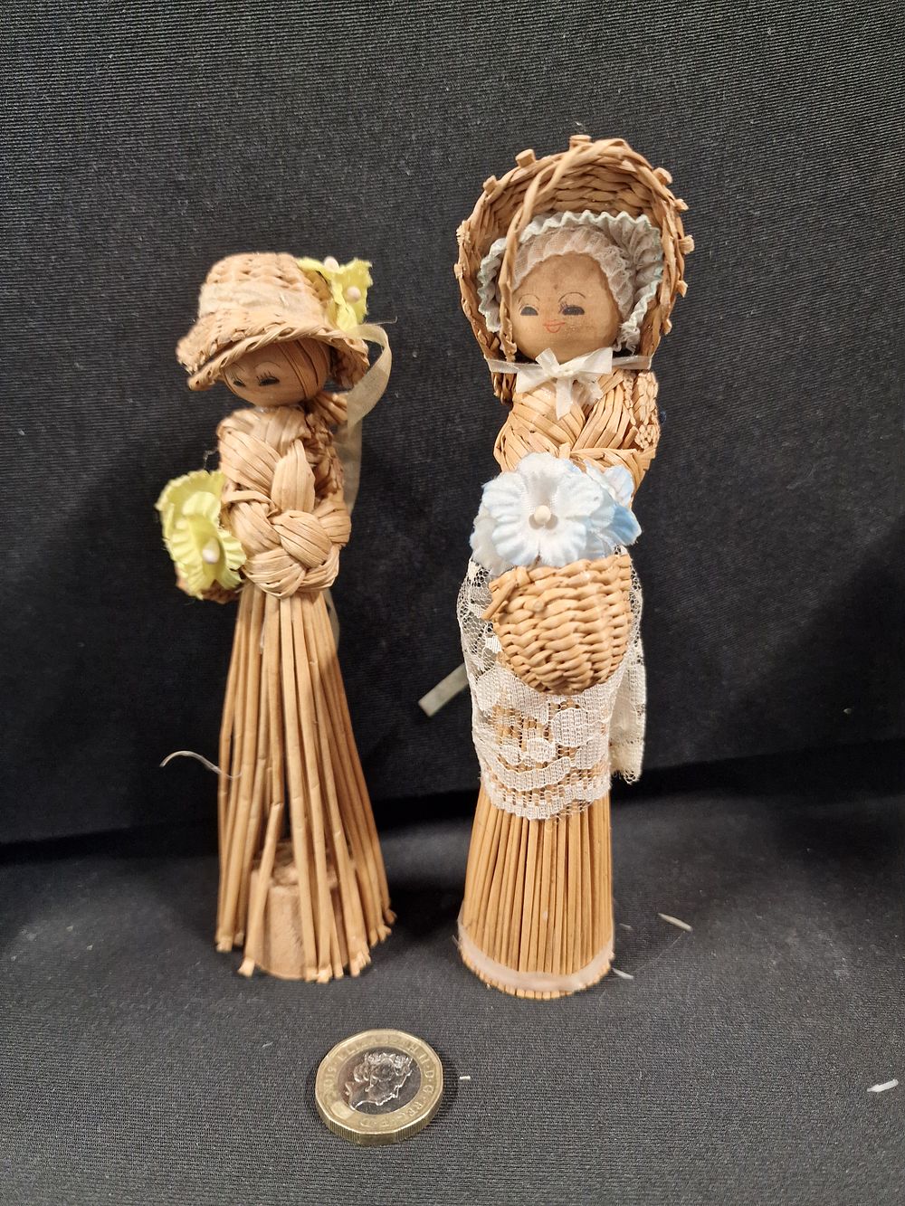 Lot 160: Pair of Vintage Corn Dolls