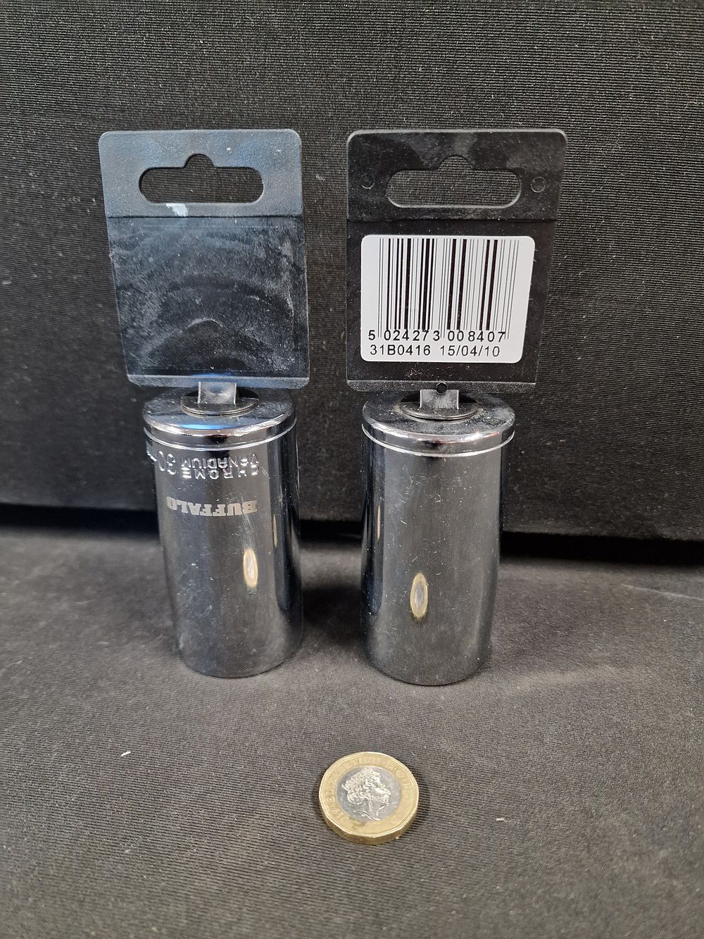 Lot 166: Pair of Brand New Buffalo 30mm Deep 1/2" Drive Sockets