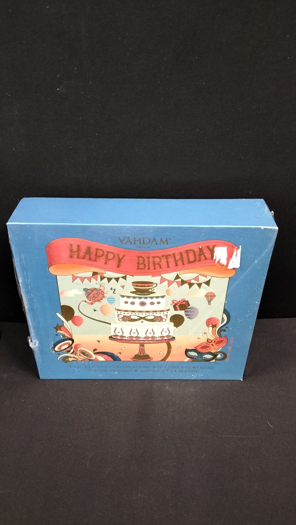 Lot 181: Vahdam Happy birthday Tea Selection unopened Dated 07-23 