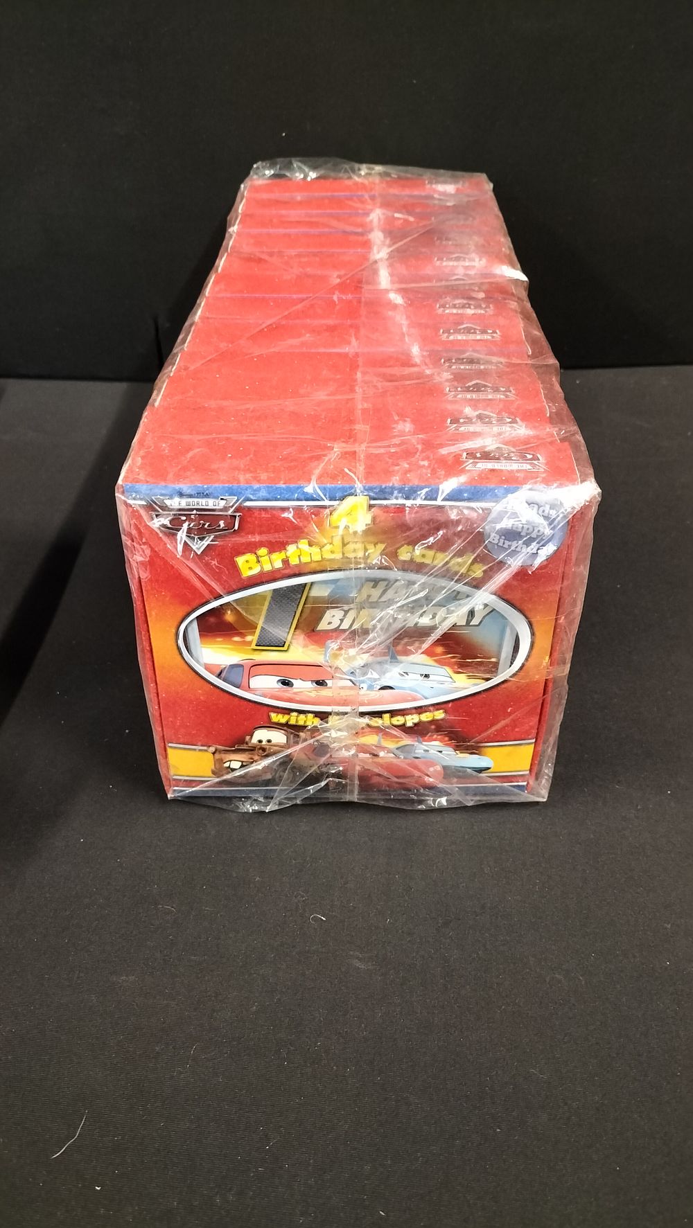 Lot 183: 12 Pack of 4 Disney Cars Birthday cards 